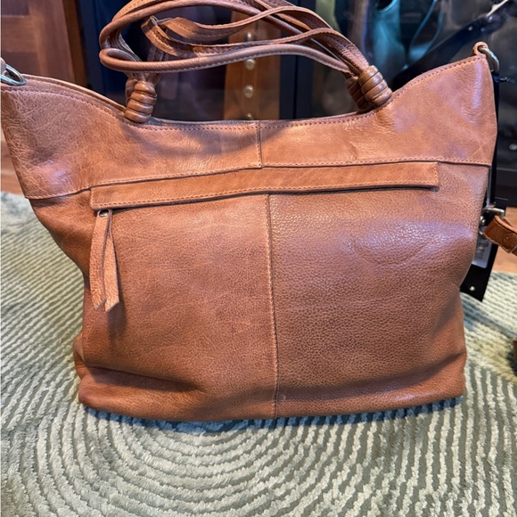 Latico Joplin Leather Handbag in Cognac -NWT - Picture 3 of 7